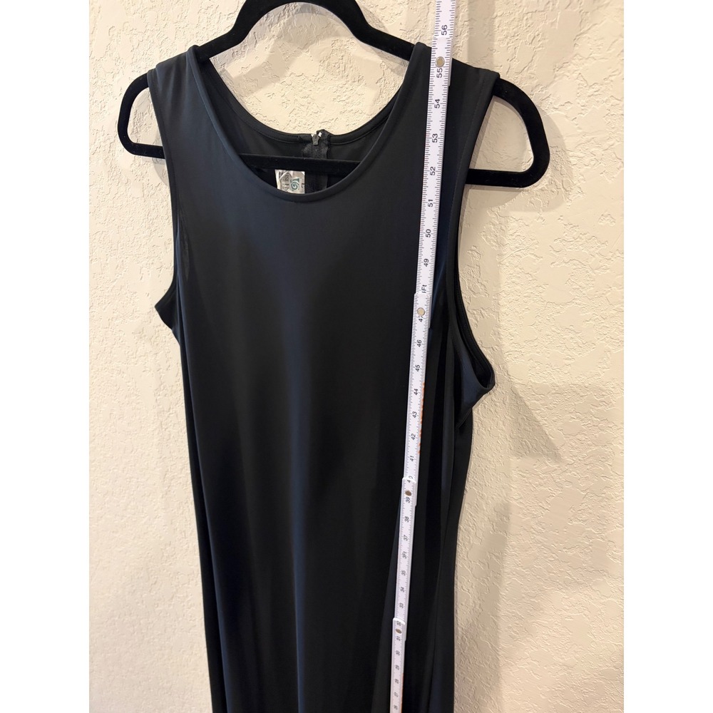 Praise Hymn Fashions Black Glitter Knit Maxi Dress and Cardigan Set Size L M - Picture 4 of 8